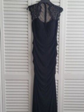 Xscape Black Evening Gown